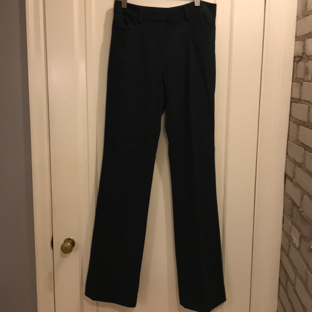 NY&Co hunter green business pants size 2